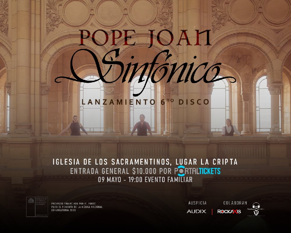 Pope Joan prepara un show sinfónico